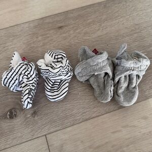 Zutano booties - 0-3 months